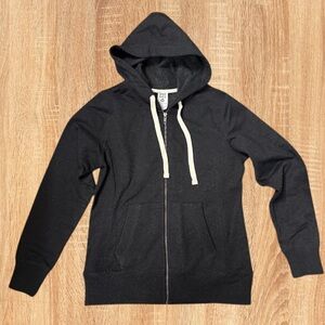 District Black Hoodie Jacket